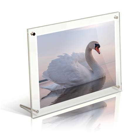 50 New SNAP 4x6 Clear Self Standing Set of 12 Acrylic Frame 4 Inches X 6 Inches (4) 22. . Free standing acrylic photo frames